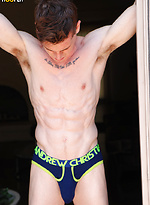 With The Dirk Diggler Cock, Watch London Ryan Jerk Off by Gayhoopla