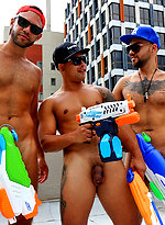 Here comes the Summer! Aussie boys naked outside by Bentley Race