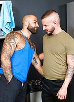 Let's Do It In The Locker Room. Atlas Grant and Sean Harding by Men Over 30 With Atlas Grant