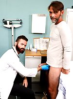 Classic Blue Balls. Hot mature hunks Joe Parker and Dr. Brendan fucking in examin room by Men Over 30 With Brendan Patrick,Joe Parker
