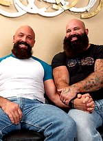 Huge muscle gay bears Jayson West and Victor West fucking by Bear Films With Victor West