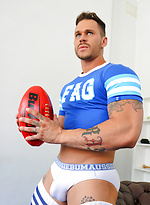 Flexing and jacking with my muscly mate Tate Ryder by Bentley Race With Tate Ryder