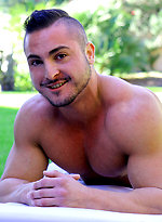 Thick Muscle Jock George Gomez Strokes His Cock by Gayhoopla With George Gomez