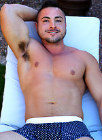 Thick Muscle Jock George Gomez Strokes His Cock by Gayhoopla With George Gomez