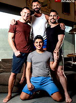 Max, Andrey, Victor, Ken - Raw Bros Foursome by Lucas Entetainment With Andrey Vic