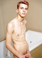 Hung twink cock spurts cum in a hotel room by Doggy Boys With Felix Lund