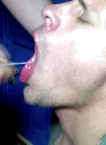A cum facial for a slutty bareback boy by French Lads