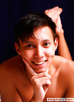 Cute gay boy Woo shows his uncut dick and sexy butt by Enigmatic Boys