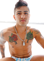 Soaping up with our sexy mate Gio Velasco by Bentley Race