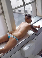 Soaping up with our sexy mate Gio Velasco by Bentley Race