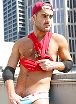 Our sexy mate Lucas Deen is getting naked on the roof by Bentley Race With Lucas Deen