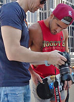 Our sexy mate Lucas Deen is getting naked on the roof by Bentley Race With Lucas Deen