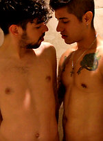 Soapy fun with Gio and Brock in the hot tub by Bentley Race
