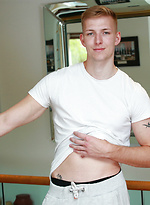 Tall & Muscular Young Blond Pup Christian by English Lads