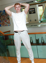 Tall & Muscular Young Blond Pup Christian by English Lads