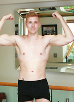 Tall & Muscular Young Blond Pup Christian by English Lads