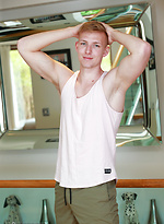 Tall & Muscular Young Blond Pup Christian by English Lads