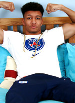 Young Straight Footballer Tyler by English Lads