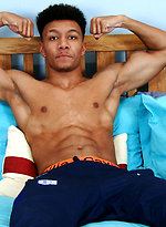 Young Straight Footballer Tyler by English Lads