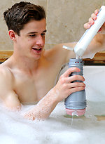 Aussie boy Brad Hunter jumps in the hot tub with me by Bentley Race With Brad Hunter