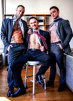 Dylan James and Alexander Volkov double-team Andrey Vic by Lucas Entetainment With Alexander Volkov,Andrey Vic,Dylan James