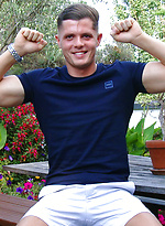 Young Straight & Muscular Stud Logan by English Lads
