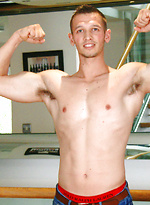Young & Muscular Straight Lad Clayton Wanks by English Lads