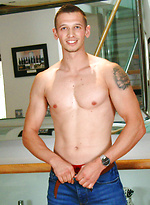 Young & Muscular Straight Lad Clayton Wanks by English Lads