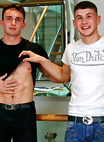Muscular Gymnastic Carter and Dominic by English Lads