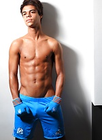 Mat first glamour shoot for malemodel by Male Model