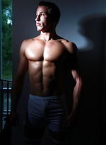 big sportive muscular guy by Male Model