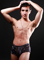 Mathew wearing red socks by Male Model