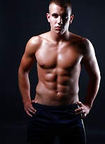 Brad bedroom shoot by Male Model