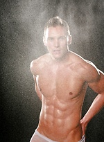 Tyler wet in studio! by Male Model