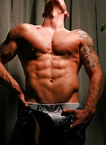 showing his muscles by Male Model
