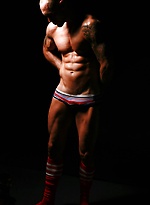 showing his muscles by Male Model