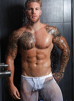Philippe hot shower by Male Model