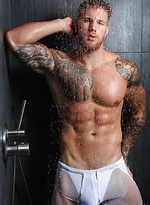 Philippe hot shower by Male Model