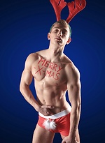 Ingo blond athletic christmas twink by Male Model