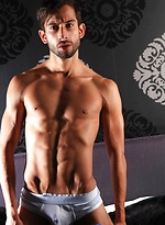 Rafael athletic dancer posing nude by Male Model