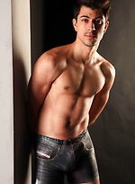 Ruben  posing  for us by Male Model
