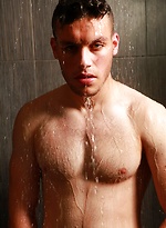 Jaime taking shower to cool off by Male Model