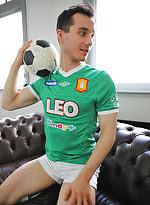 Aussie boy Ren Williams stripped down to his socks by Bentley Race