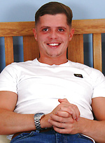 Straight Muscle Hunk Logan gets his 1st Manhandling by English Lads