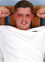 Straight Muscle Hunk Logan gets his 1st Manhandling by English Lads