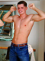 Young Straight & Muscular Stud Logan Wanks his 1st Man & it's Jack's Thick Uncut Cock by English Lads