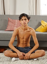 Latino twink Carlos Costa jerking off his beautiful cock. by BF Collection With Carlos Costa