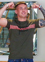 Straight Young Footballer Jack Shows off his Lean Body by English Lads