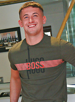 Straight Young Footballer Jack Shows off his Lean Body by English Lads
