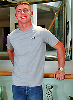Straight Rugby Lad George Shows his Muscular Body by English Lads